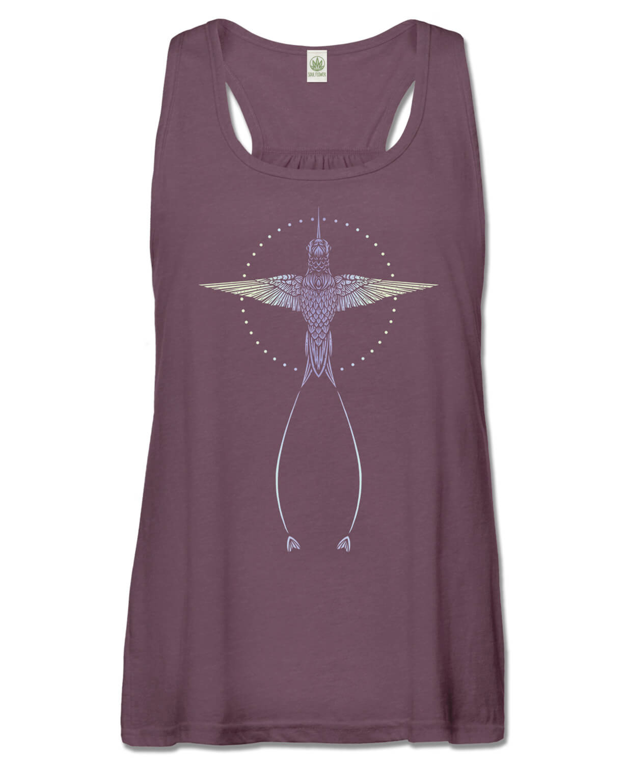Hummingbird Recycled Racerback Tank