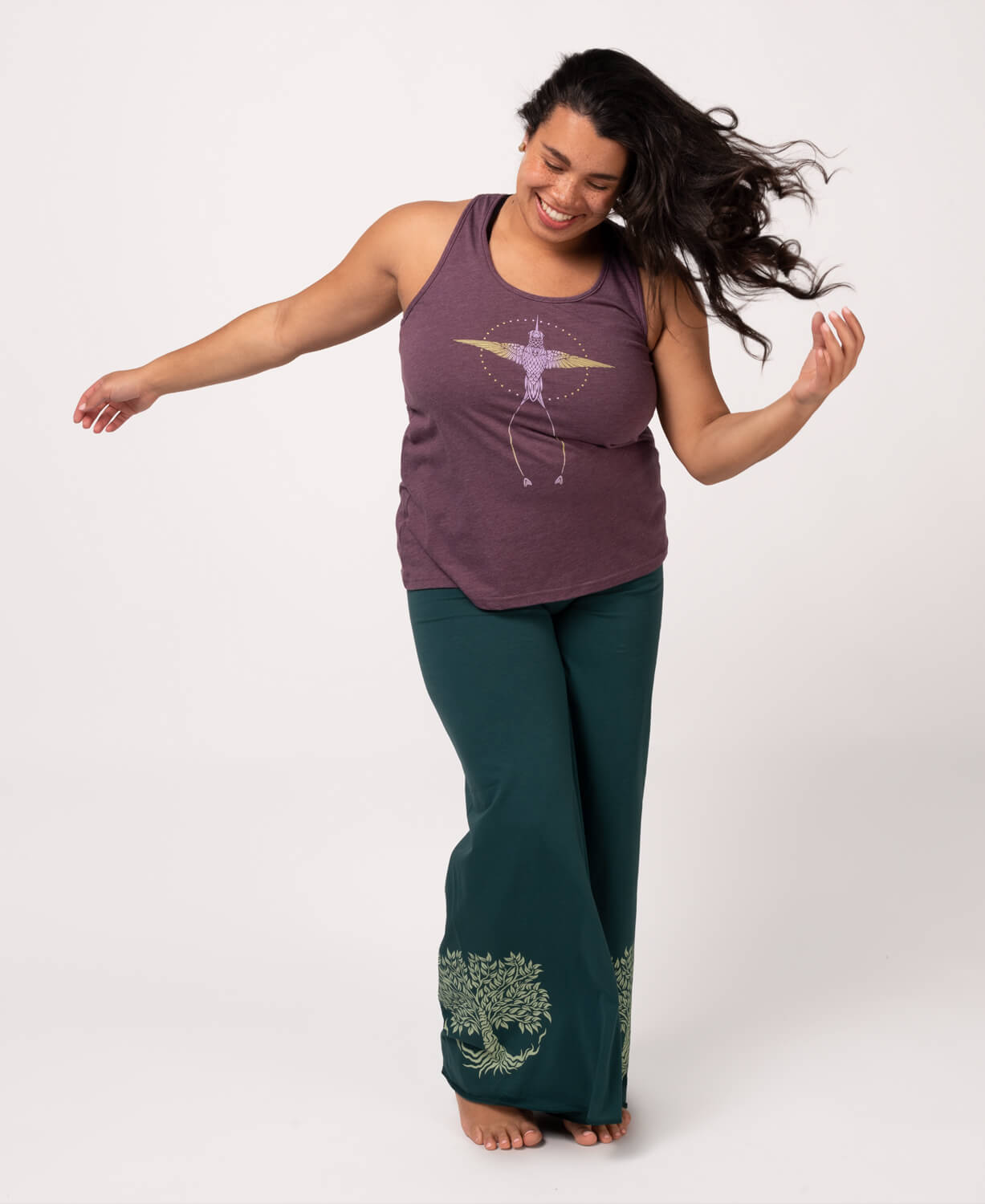 Hummingbird Recycled Racerback Tank Women