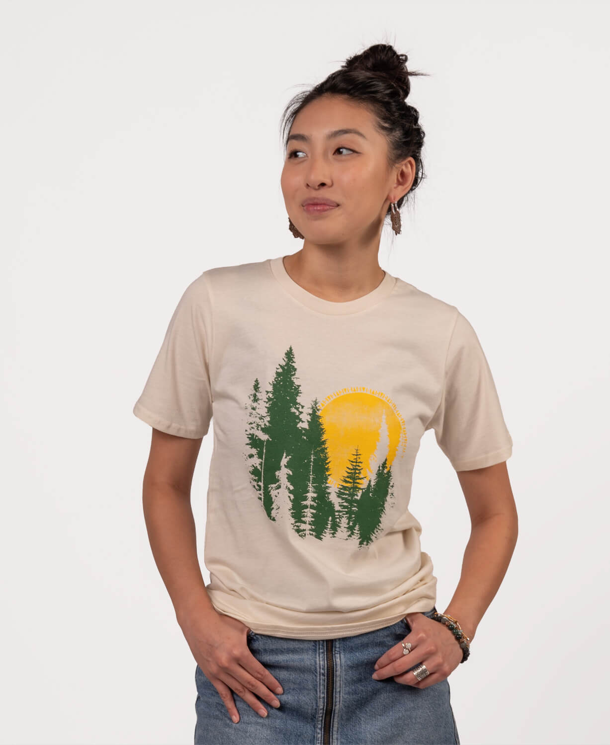 North Woods Organic T-Shirt - Unisex-1 Women