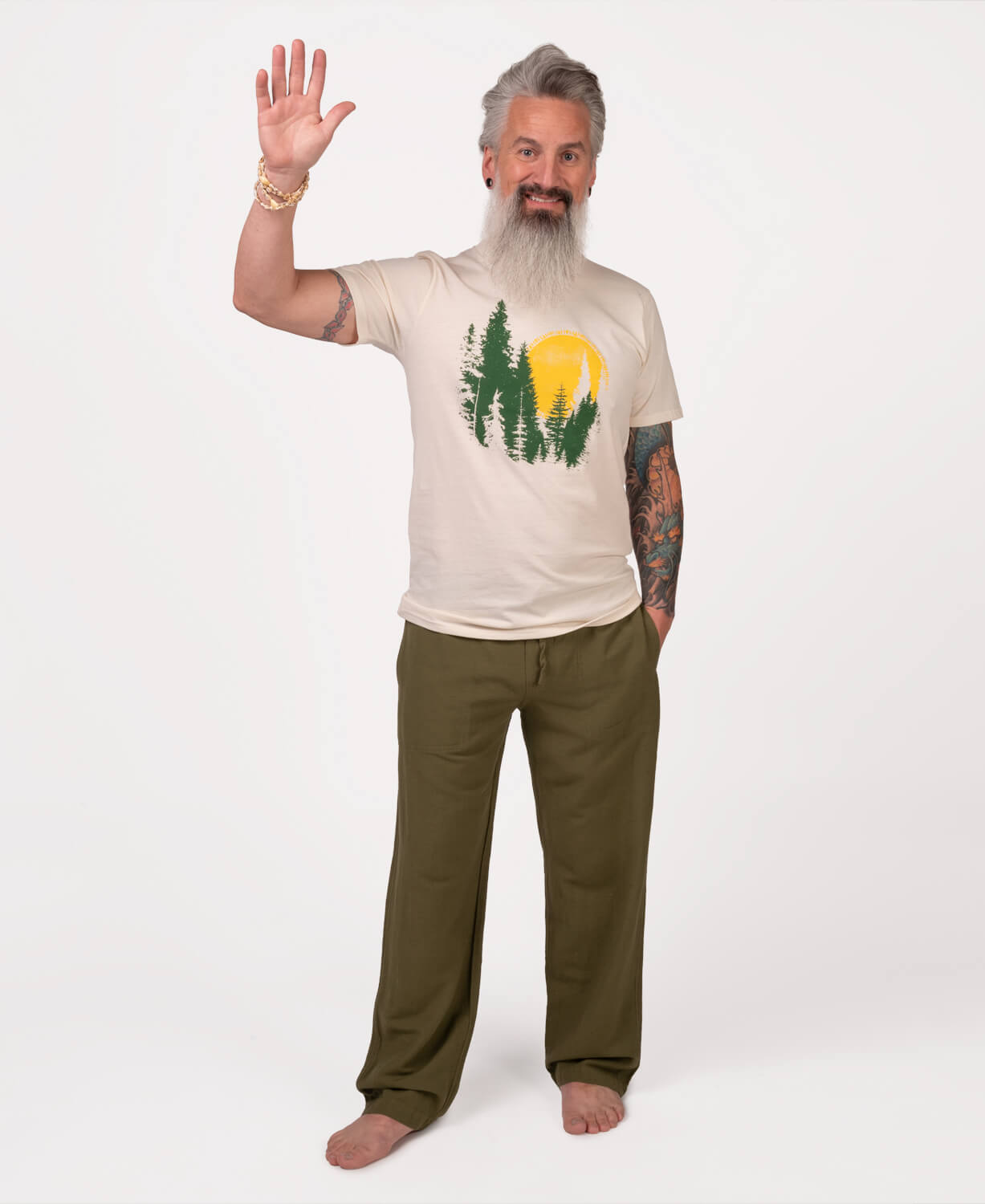 North Woods Organic T-Shirt - Unisex-3 Men