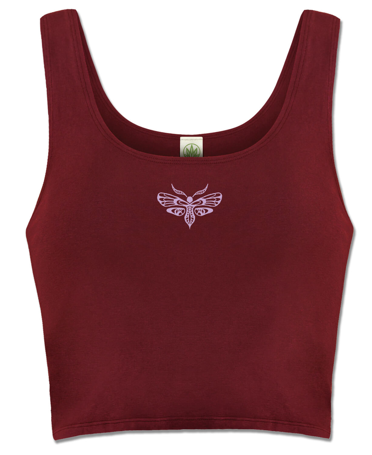 Closeout! Mini Moth Organic Cropped Tank Top