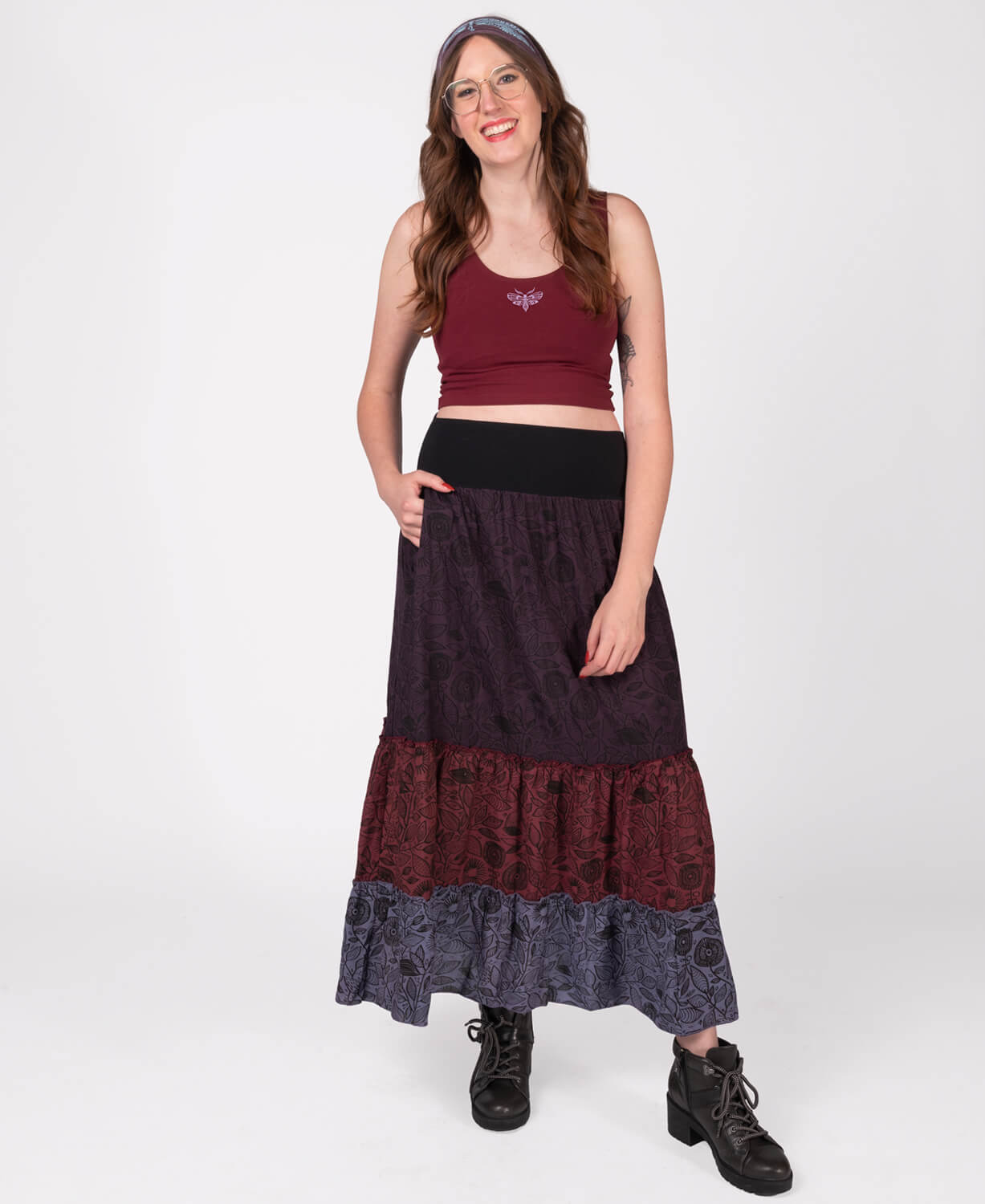 Closeout! Mini Moth Organic Cropped Tank Top Women