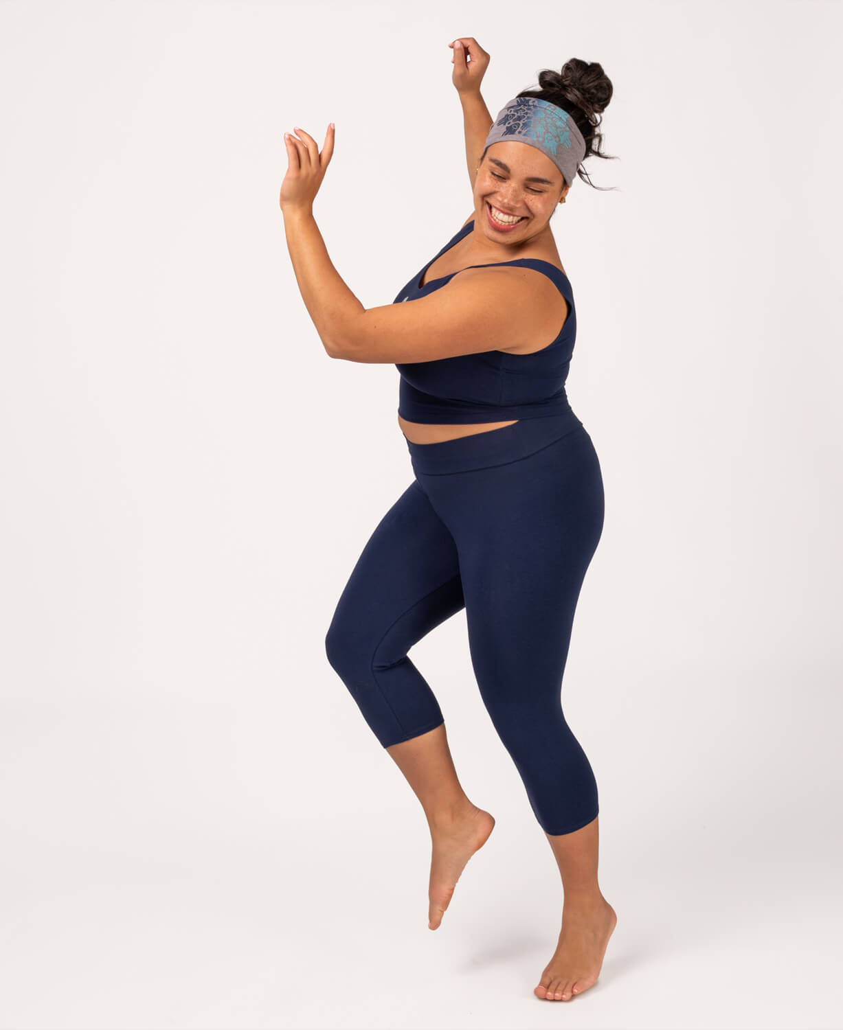 Closeout! Mini Mushroom Organic Cropped Tank Top Women