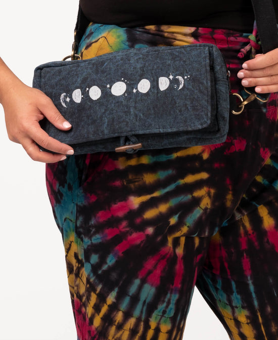 Moon Phases Hip Sling Bag - Moon Hip Sling Bag | Moon Fanny Pack | Soul Flower