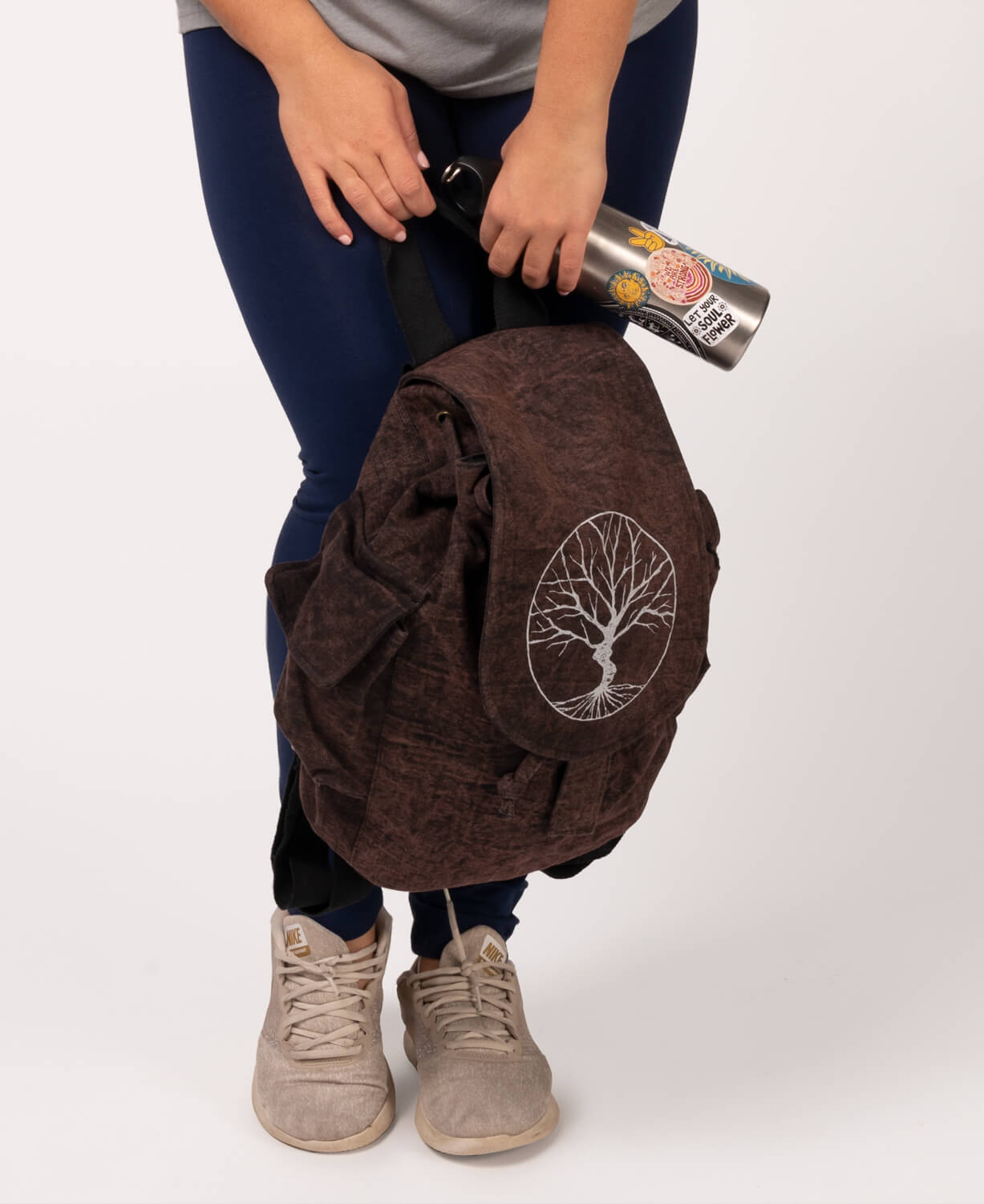 Sketchy Tree Slouchy Backpack