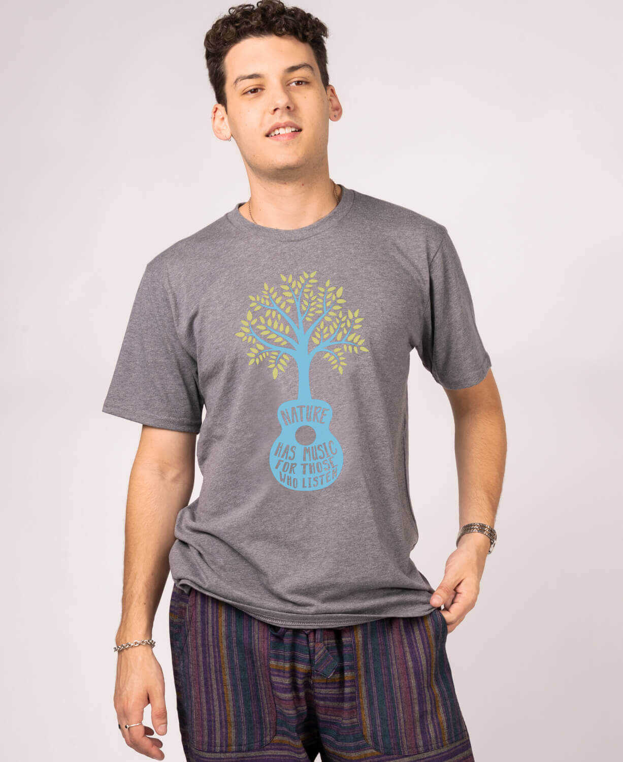 Nature Has Music Recycled T-Shirt - Unisex Men