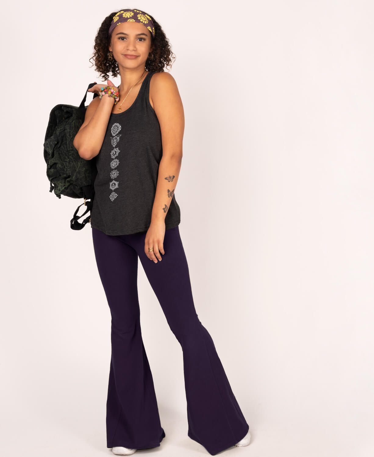 Chakras Recycled Racerback Tank Women