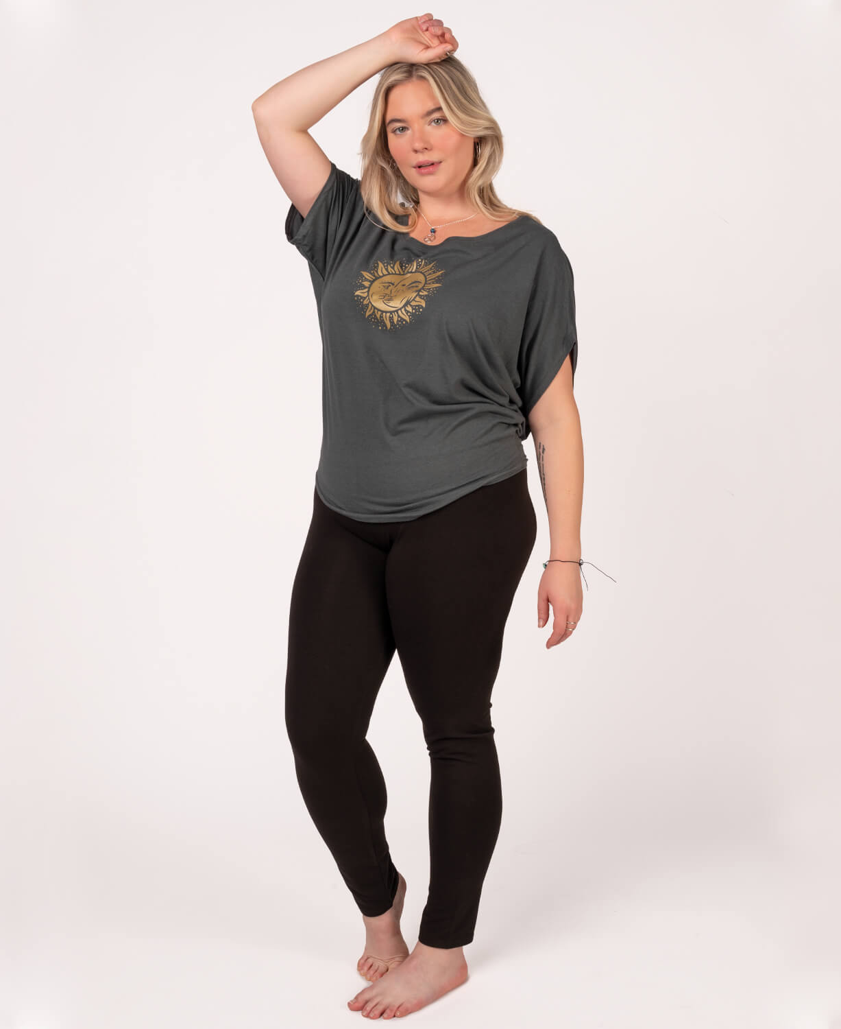Sun and Moon Bamboo Viscose Dolman Top Women