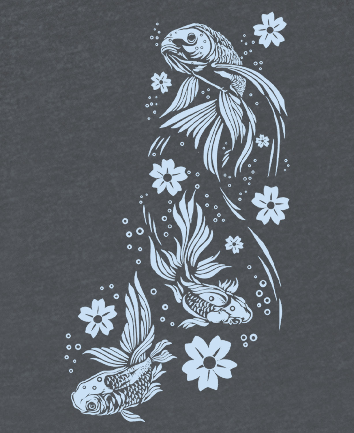 Lucky Koi Bamboo Viscose Dolman Top