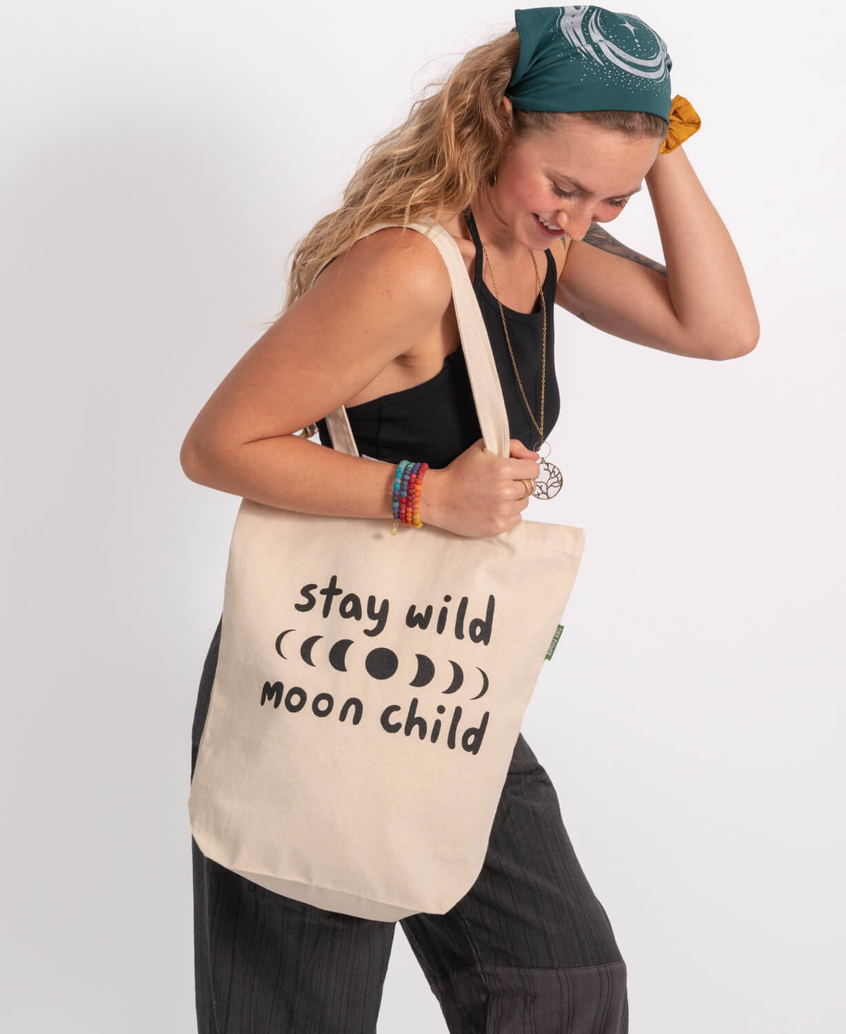 Stay Wild Moon Child Tote Bag