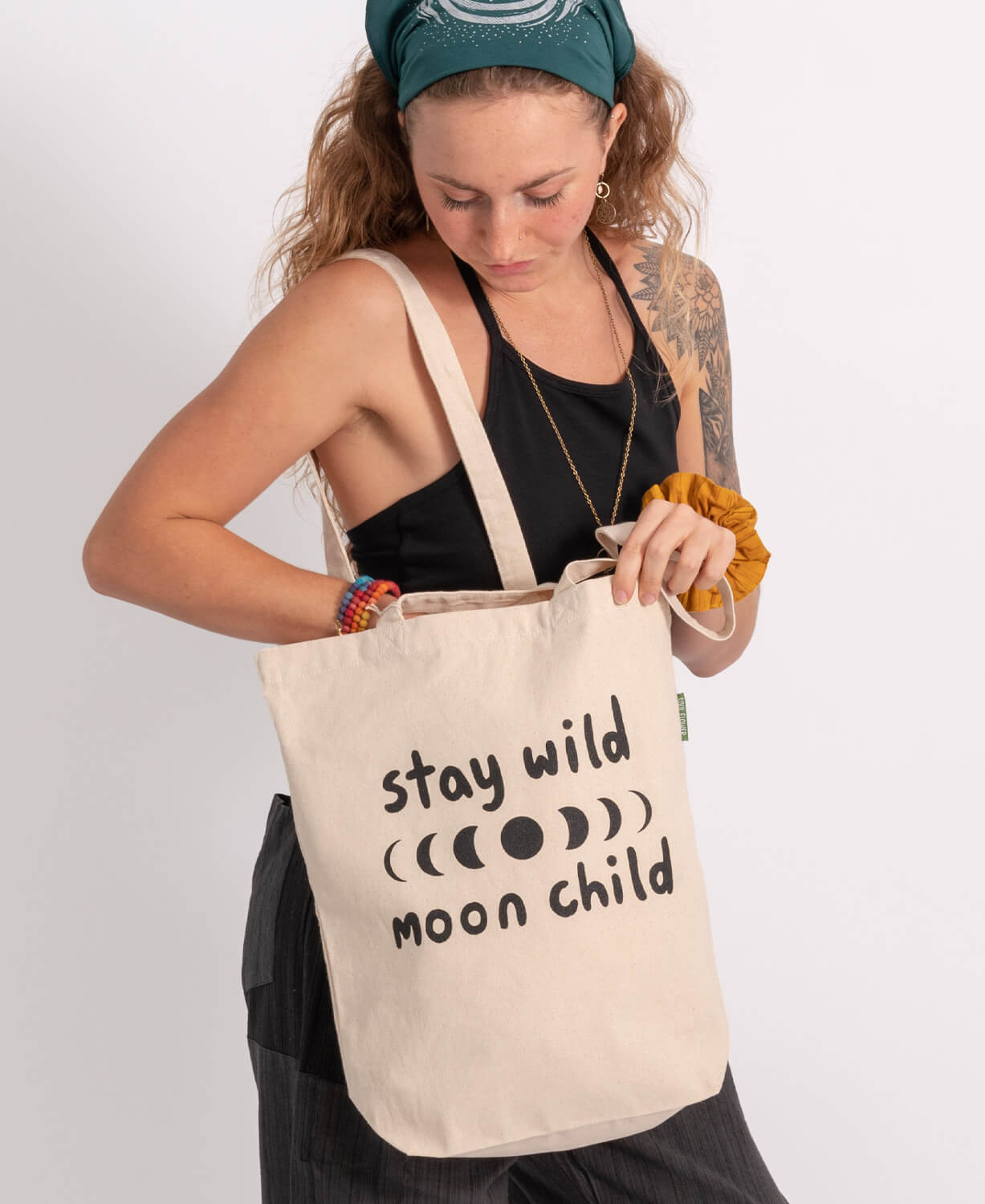 Stay Wild Moon Child Tote Bag