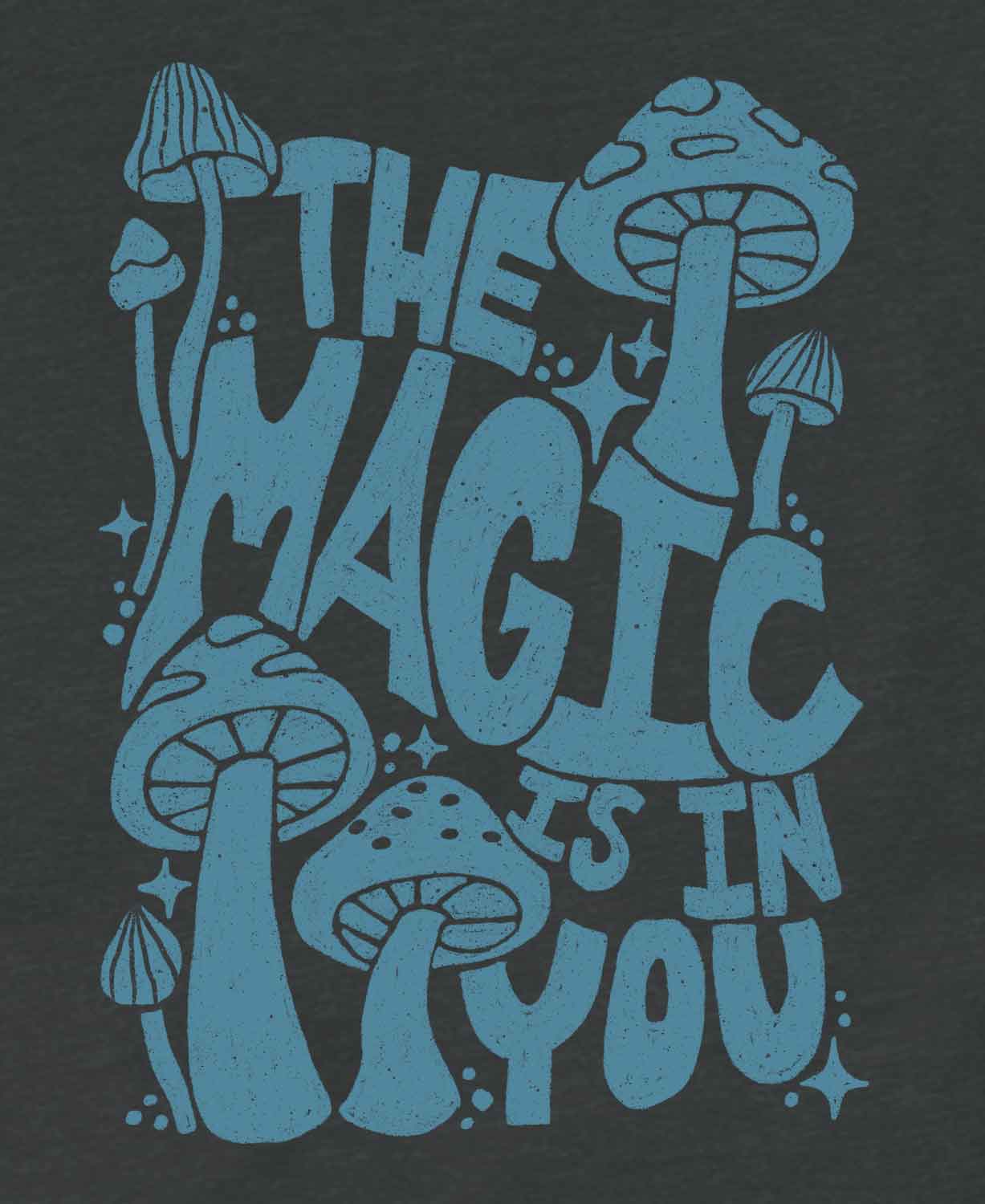 Magic Mushrooms Recycled T-Shirt - Unisex
