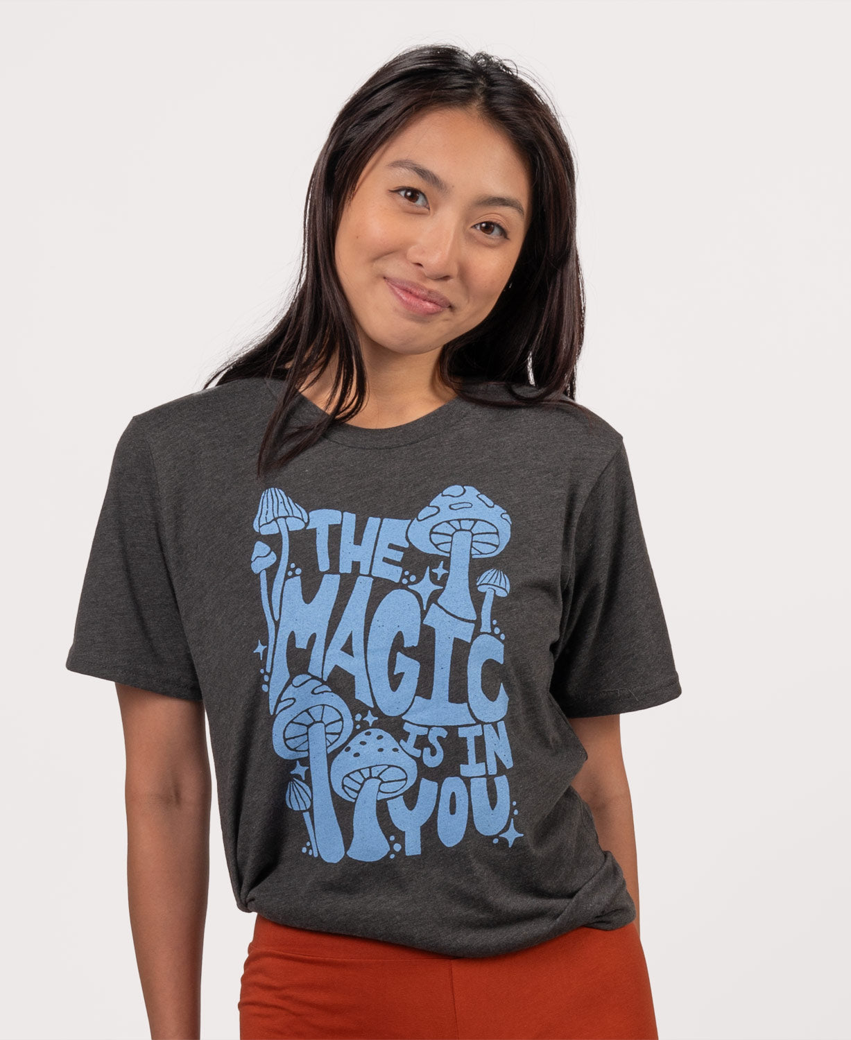 Magic Mushrooms Recycled T-Shirt - Unisex Women