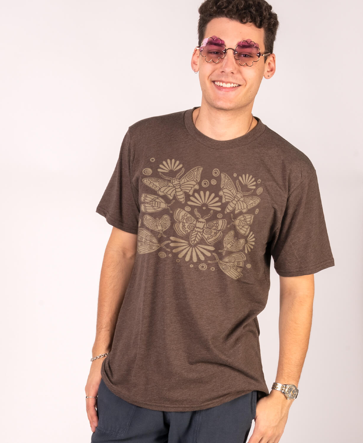 Mega Moth Recycled T-Shirt - Unisex Men