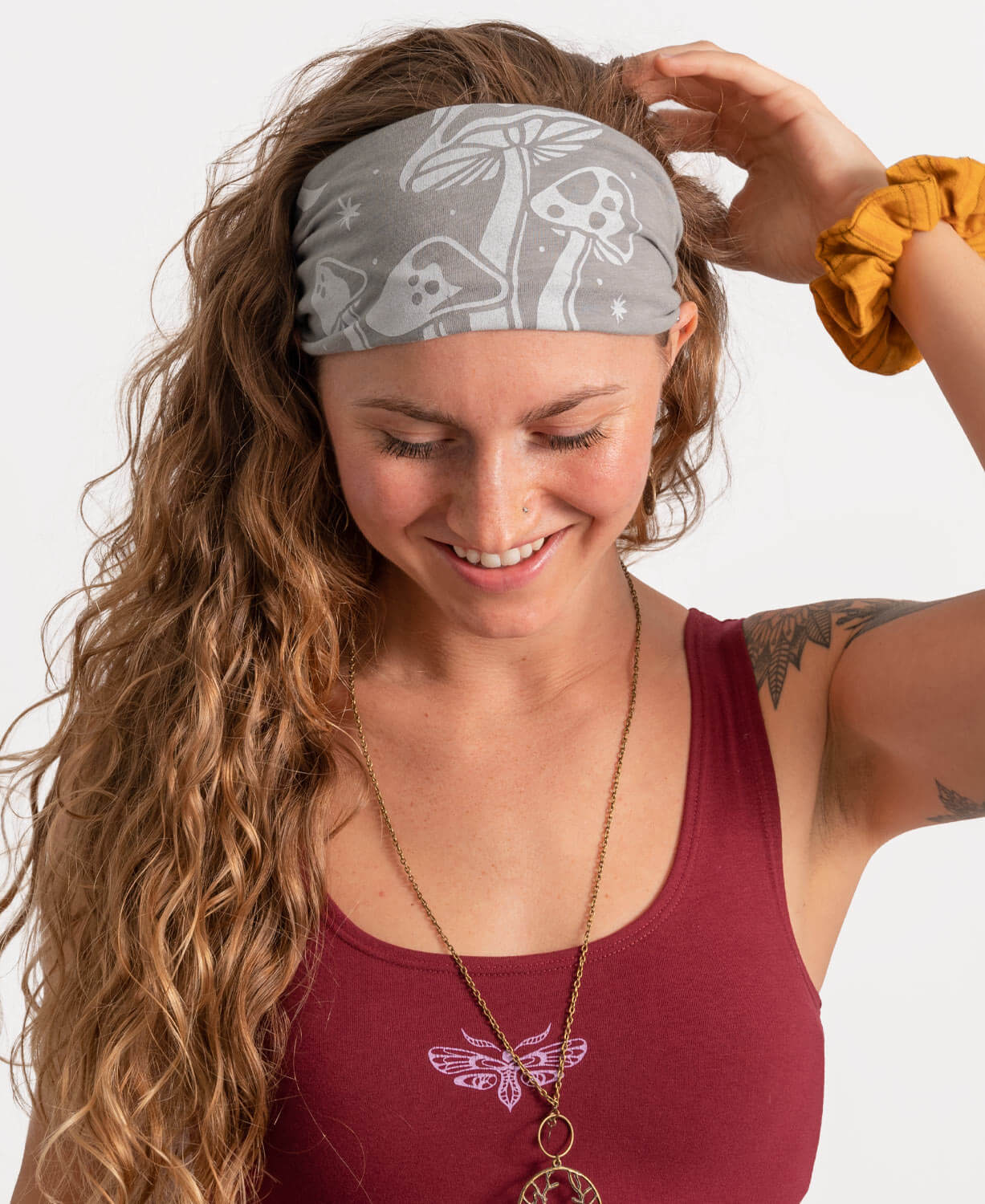 Celestial Mushrooms Boho Headband Women