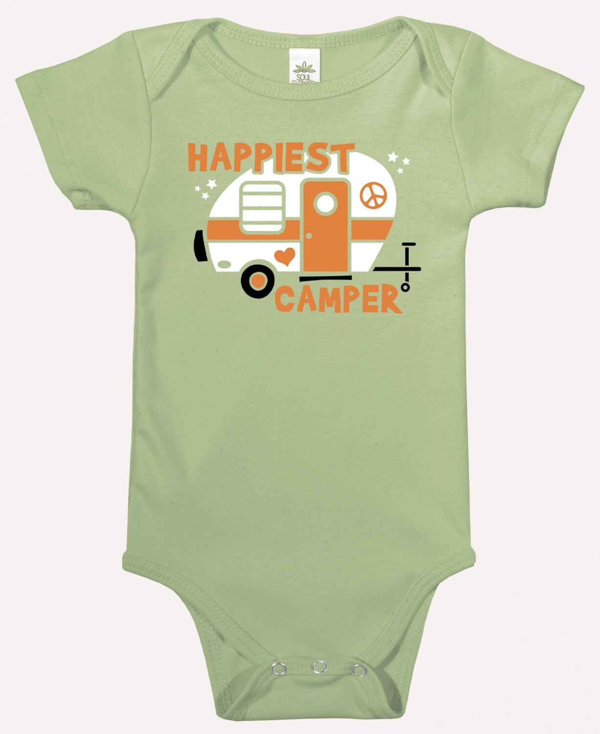 Closeout! Happiest Camper Organic Baby Bodysuit