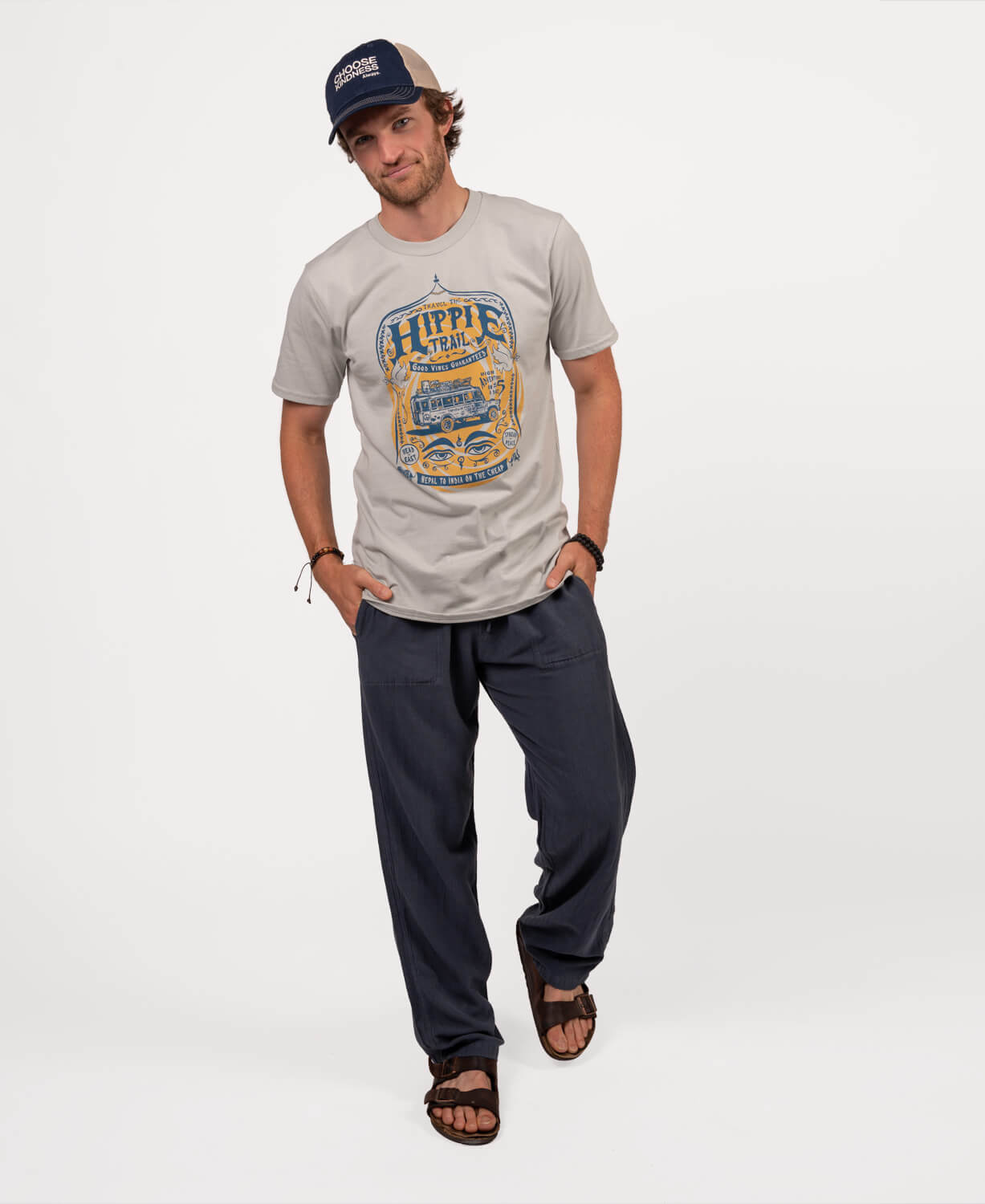 Hippie Trail Organic T-Shirt - Unisex Men