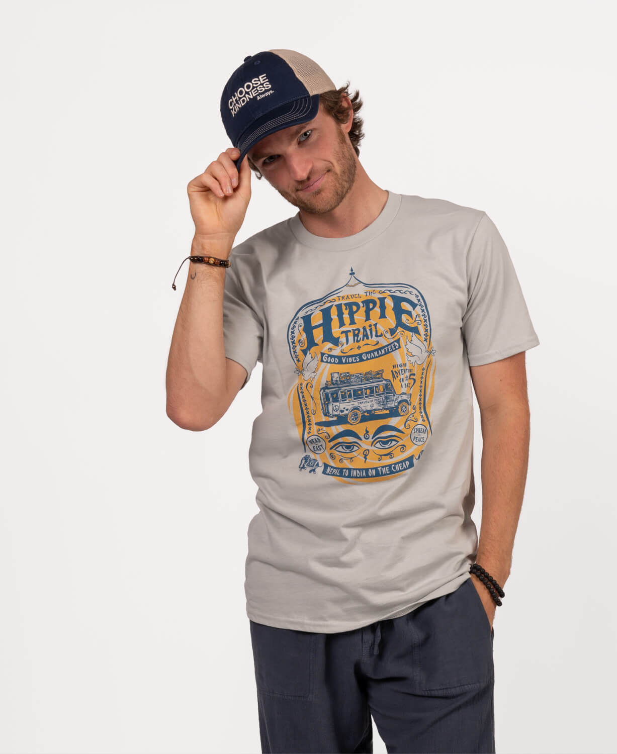 Hippie Trail Organic T-Shirt - Unisex Men