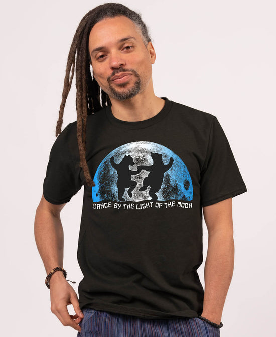 Closeout! Dancing Bears Organic T-Shirt - Unisex - Dancing Bears T-Shirt | Moon Tee | Soul Flower Men