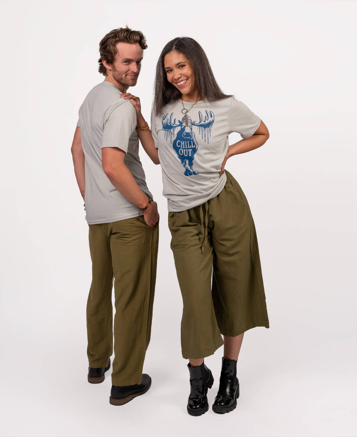 Chill Out Moose Organic T-Shirt - Unisex