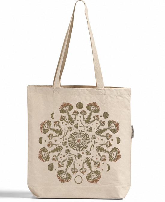 Mushroom Mandala Eco Tote Bag
