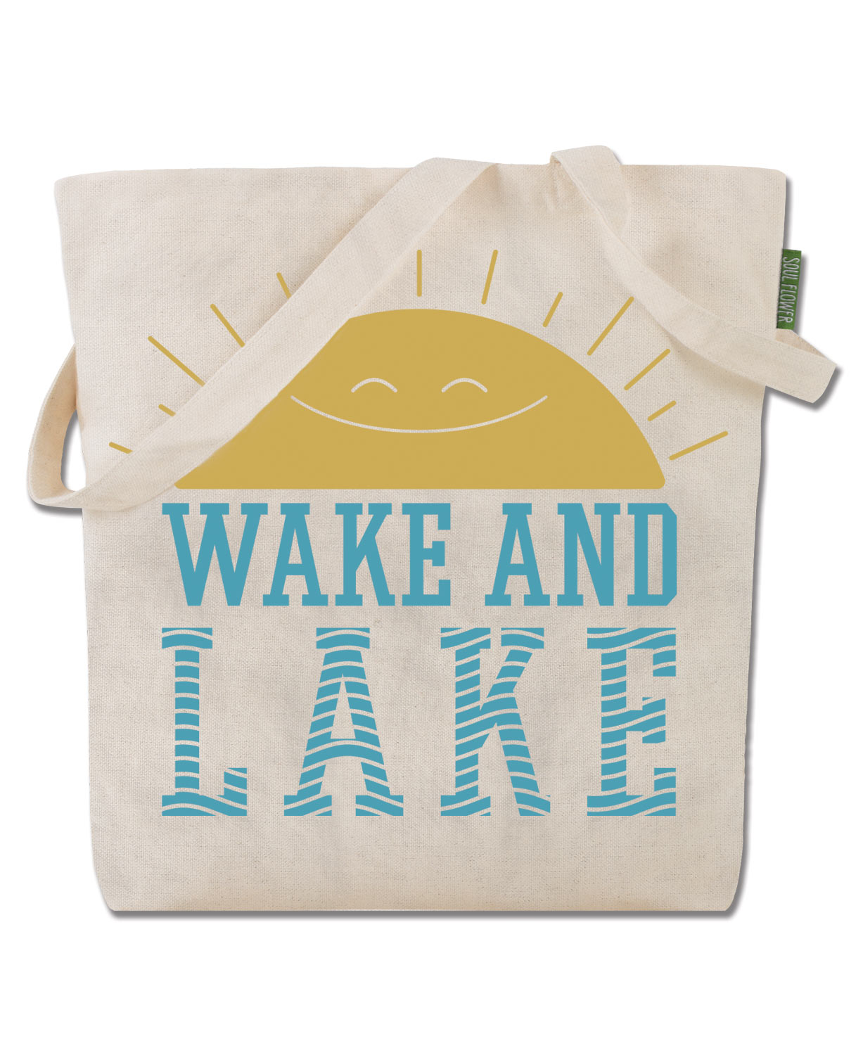 Wake And Lake Eco Tote Bag