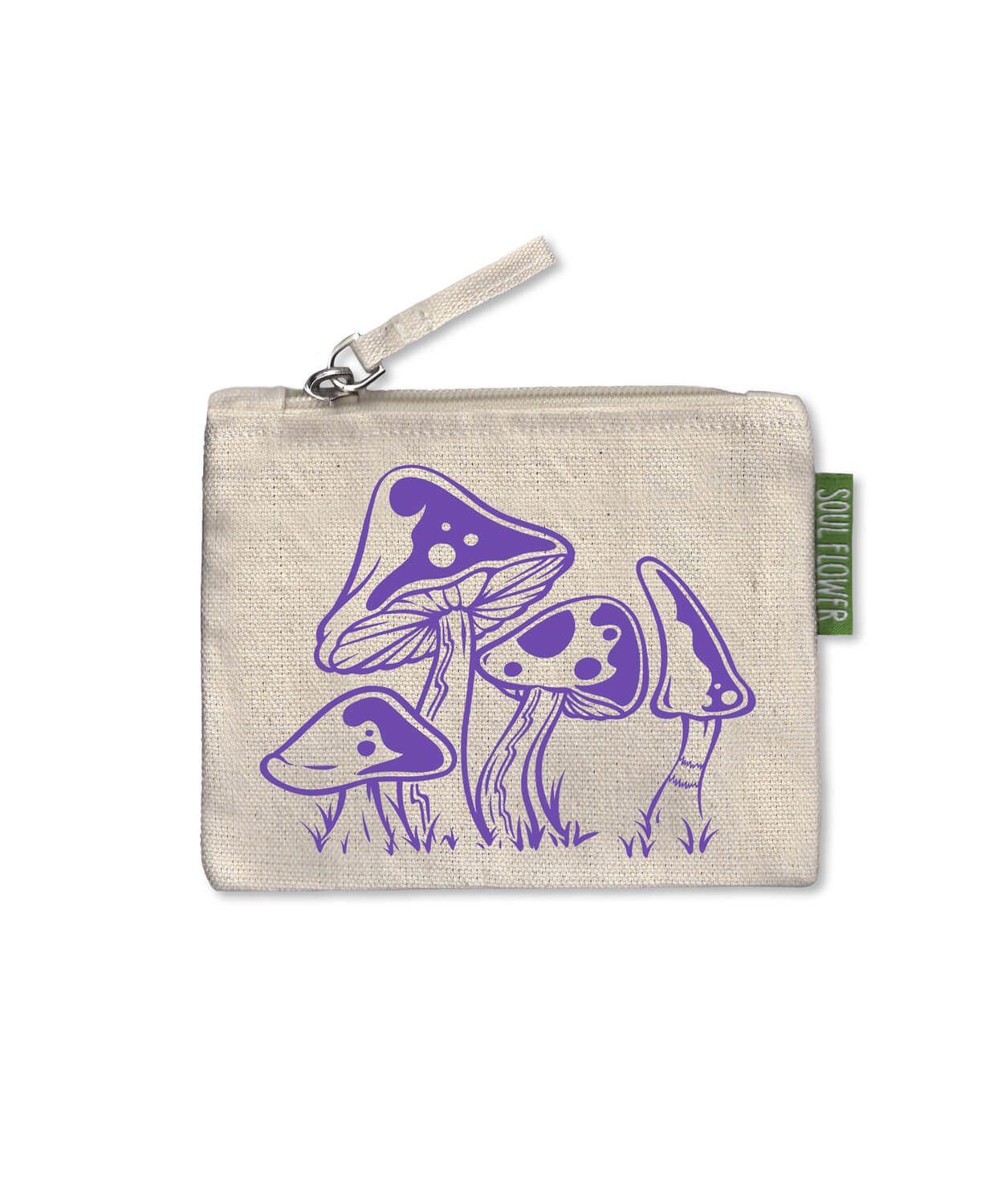 Psychedelic Mushrooms Small Zipper Pouch