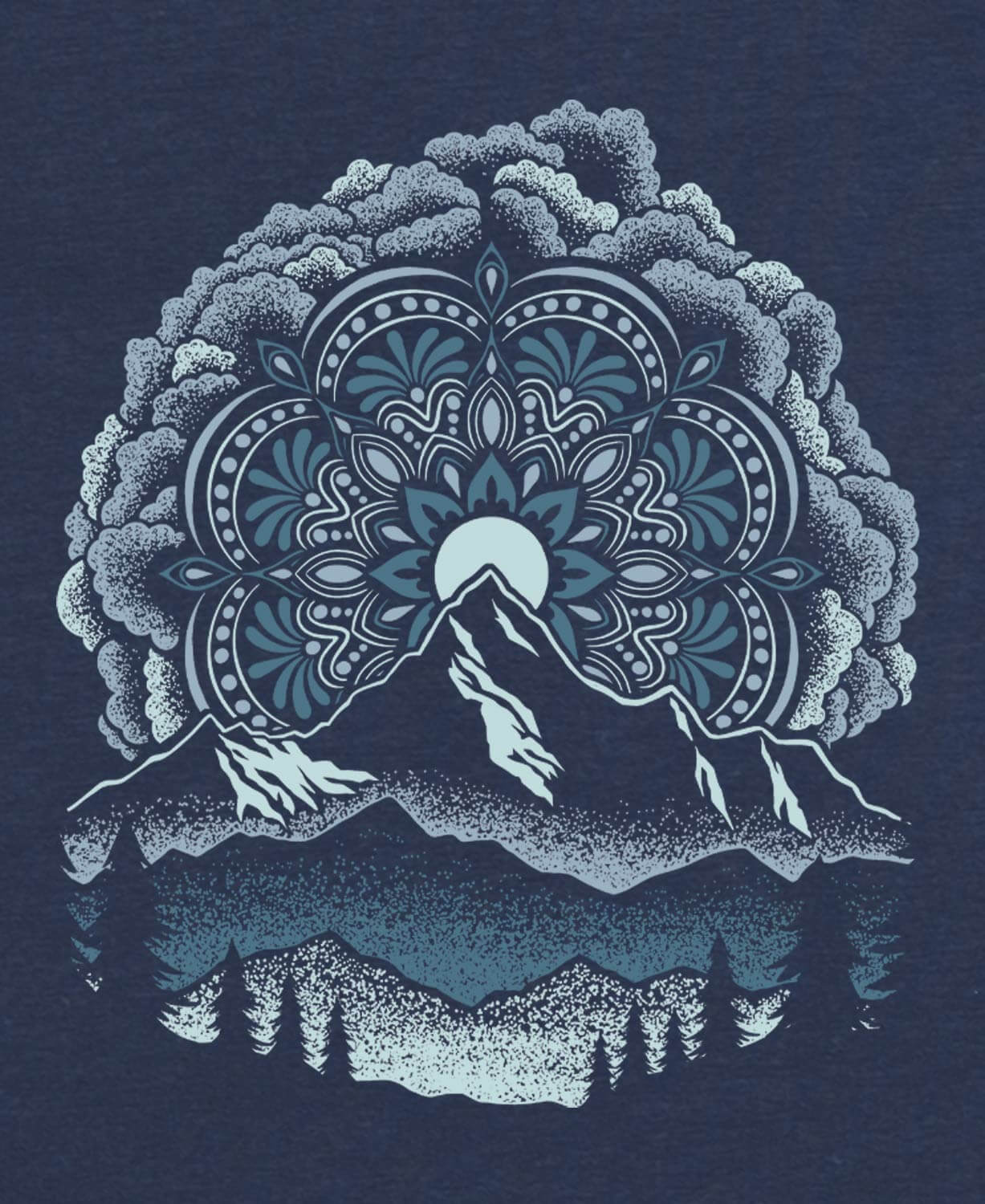 Summit Solstice Mandala Bamboo Viscose Dolman Top