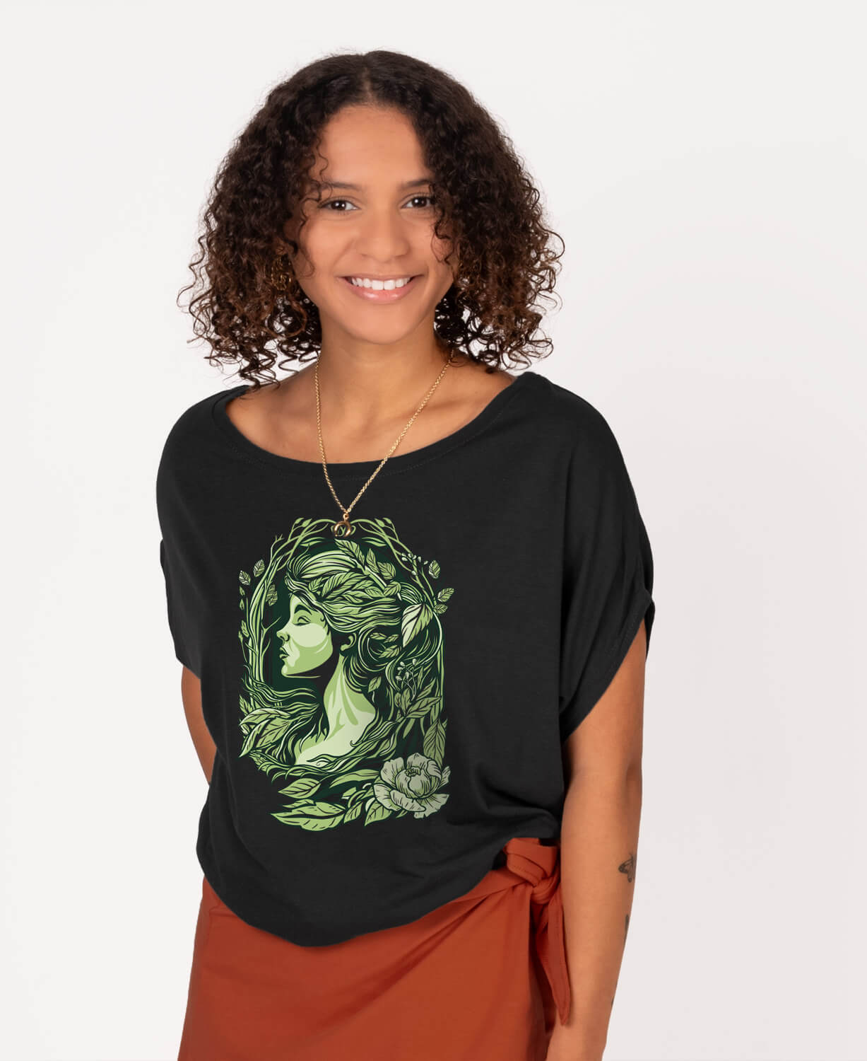 Mother Nature Bamboo Viscose Dolman Top Women