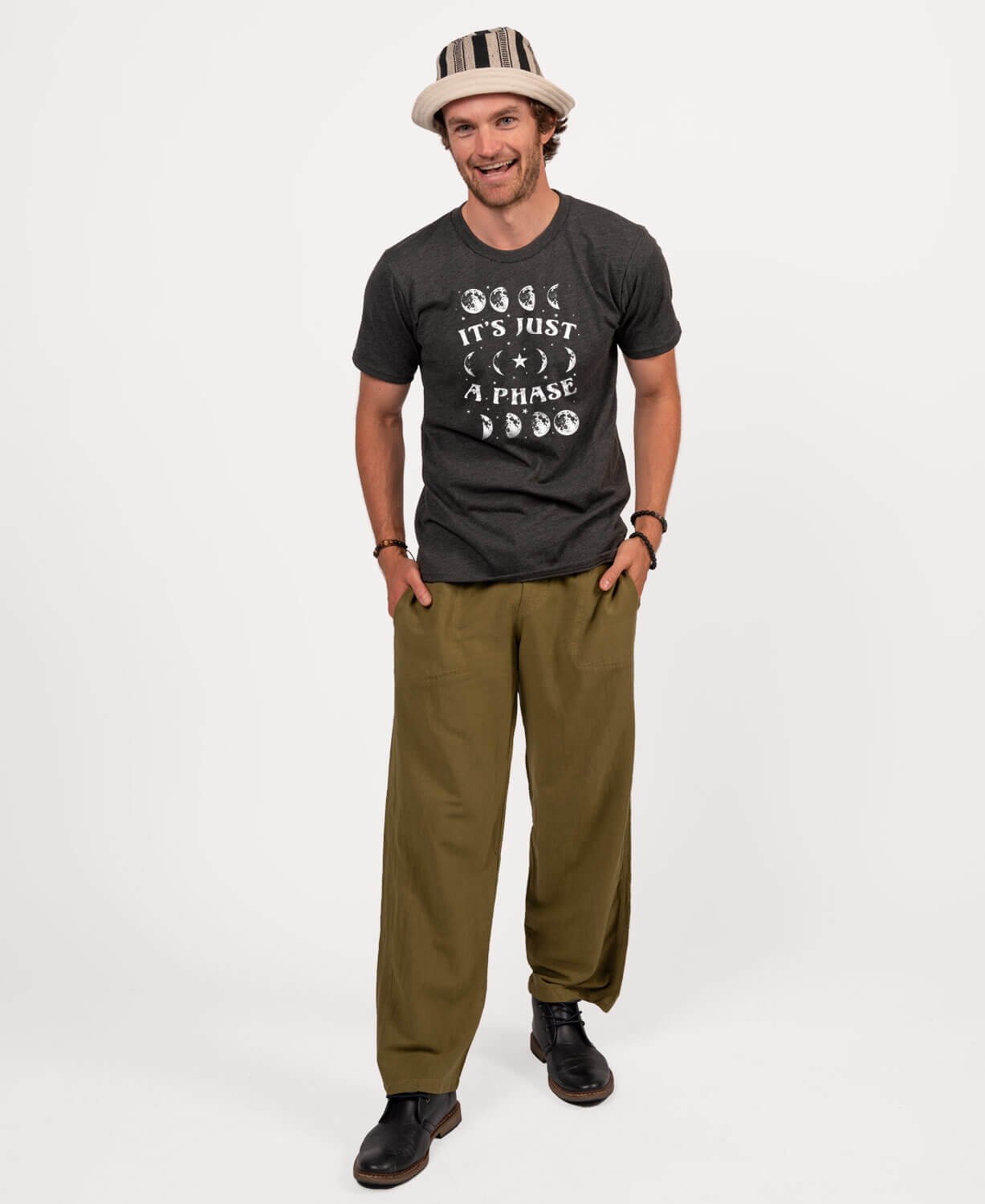 It's Just A Phase Moon Recycled T-Shirt - Unisex Men