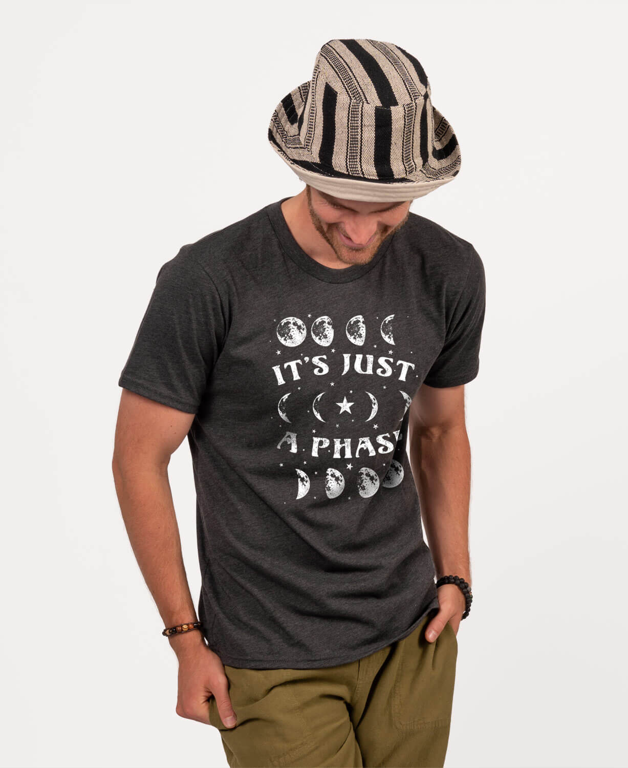 It's Just A Phase Moon Recycled T-Shirt - Unisex Men