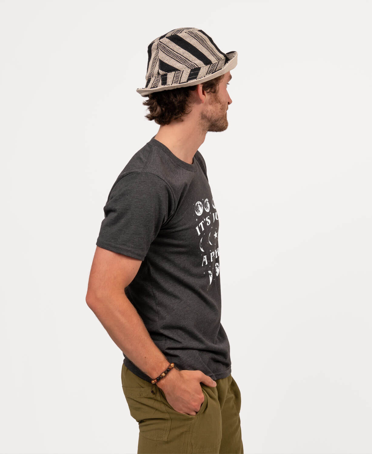 It's Just A Phase Moon Recycled T-Shirt - Unisex Men