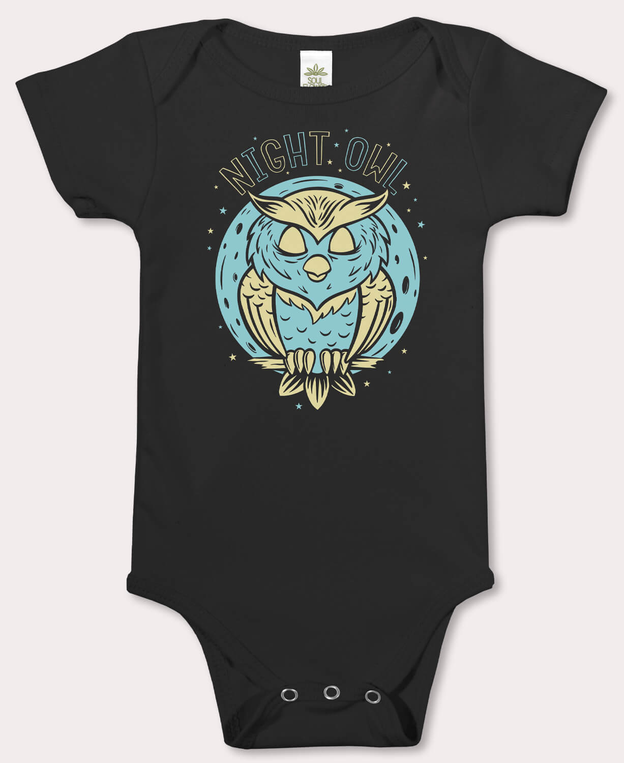 Night Owl Baby Bodysuit