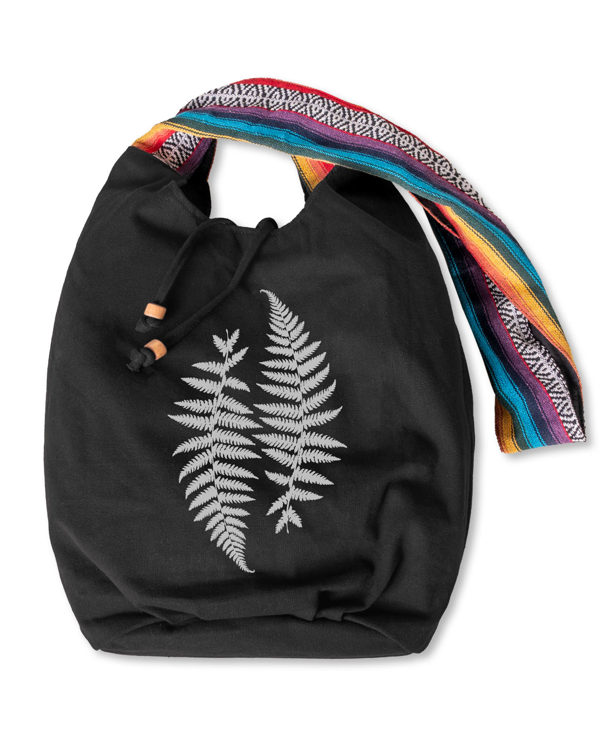 Ferns Boho Bag - Black
