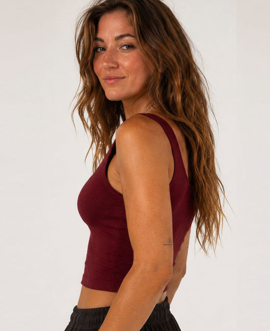 Celestial Sun Art Organic Cropped Tank - Sun Tank Top | Hippie Tanks | Soul Flower Women