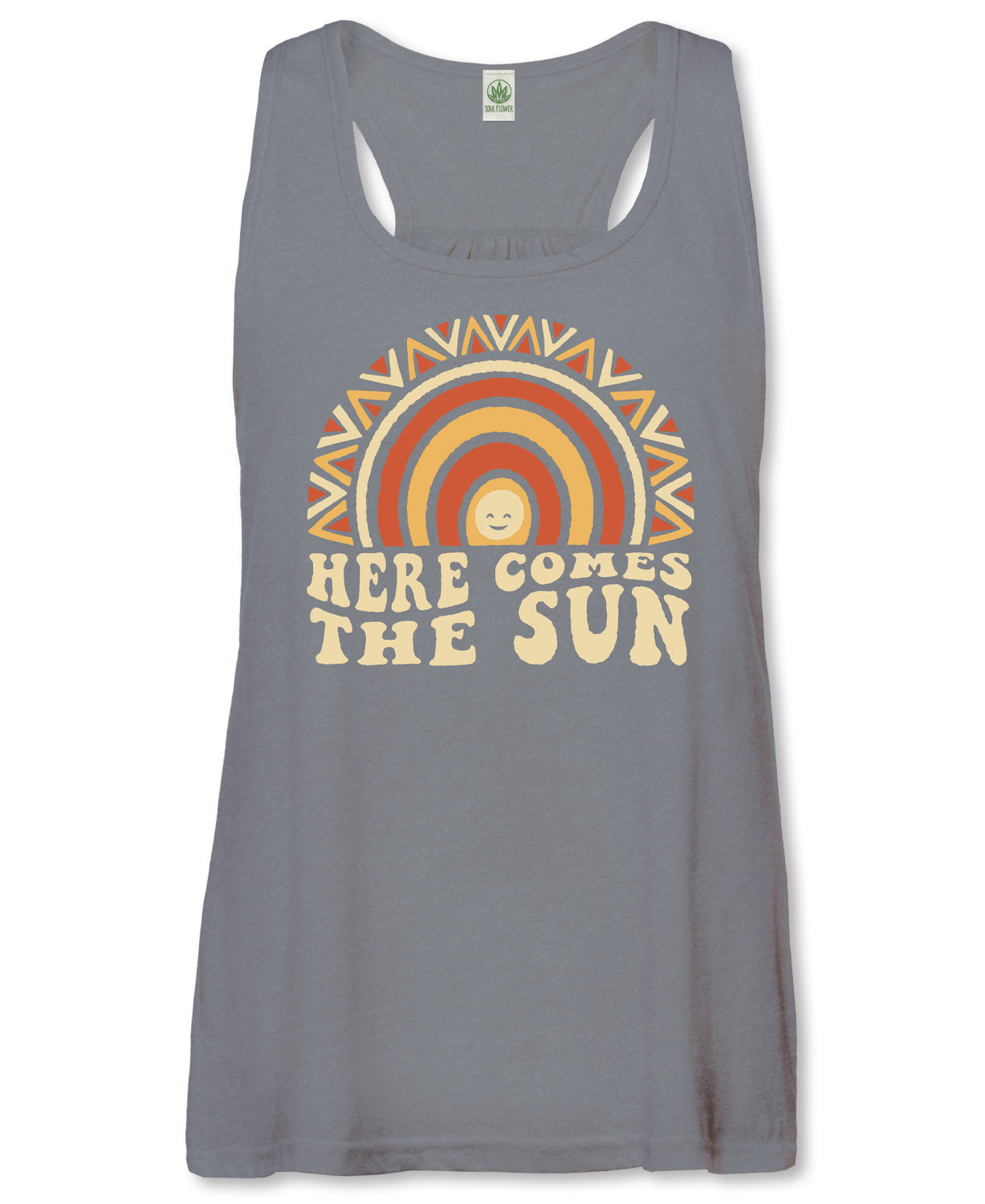 Here Comes the Sun Recycled Racerback Tank