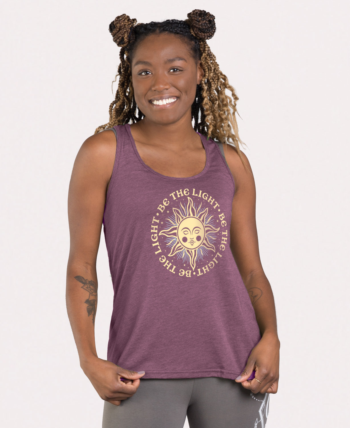 Be the Light Recycled Racerback Tank Women
