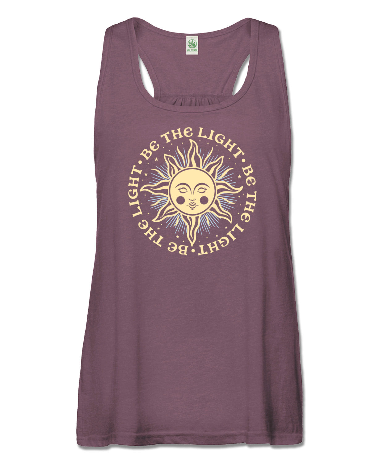 Be the Light Recycled Racerback Tank