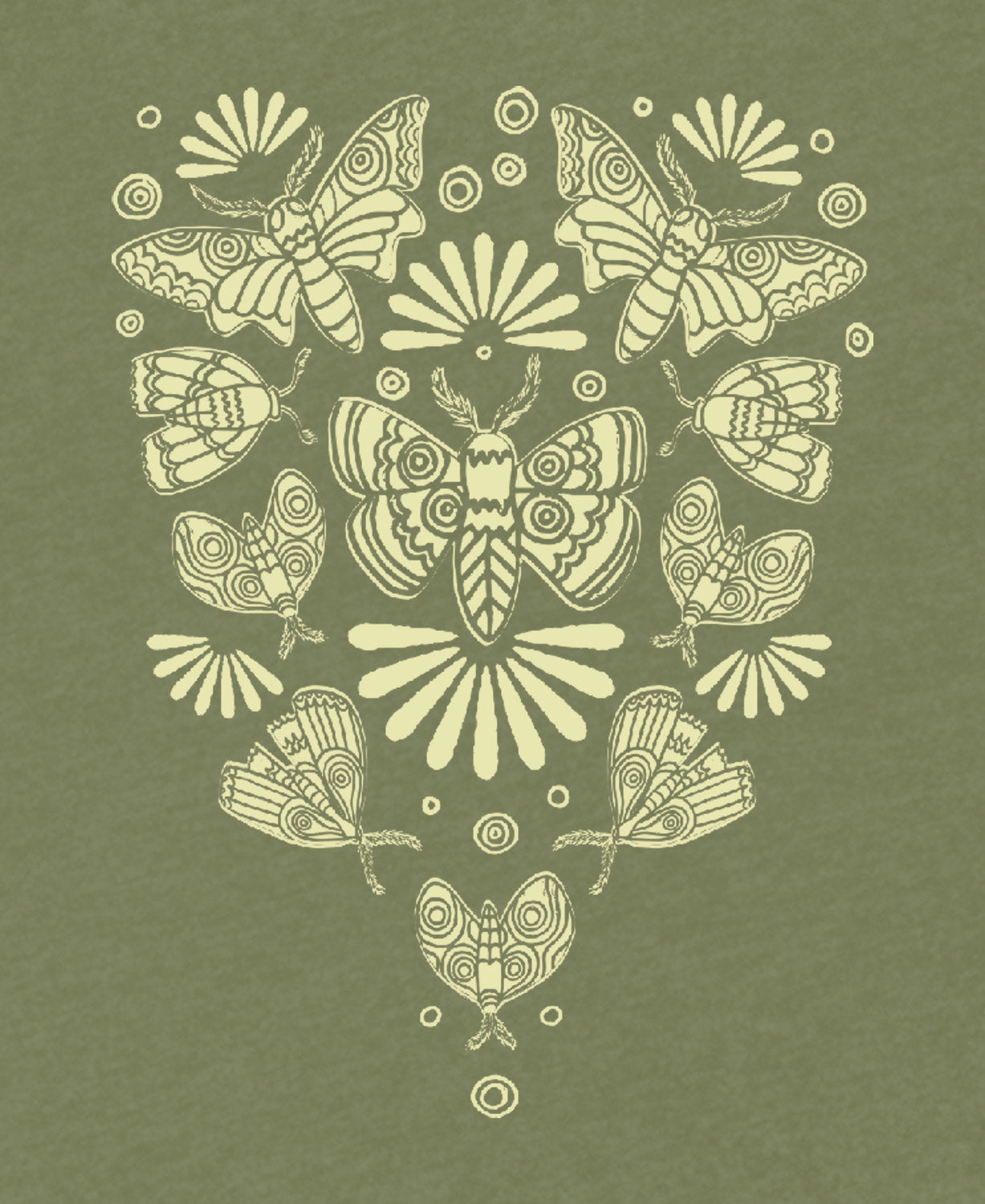 Mega Moth Cowl Yoga Hoody