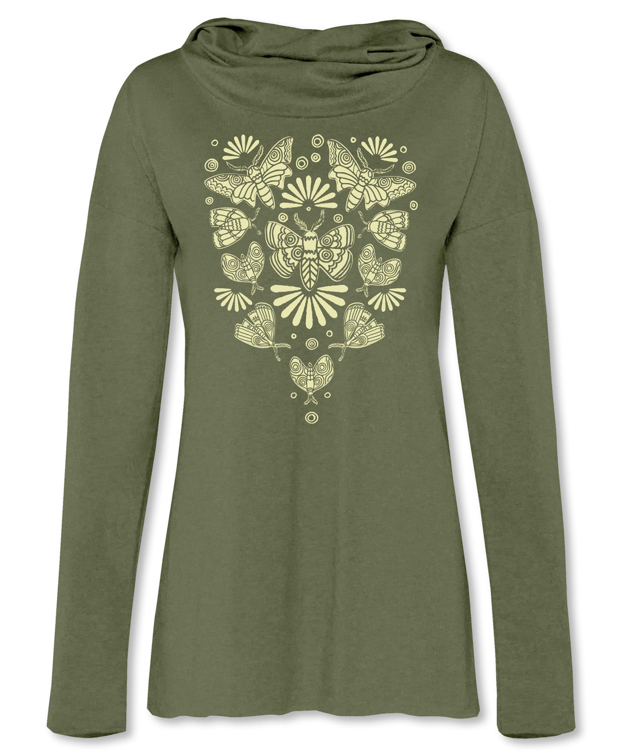 Mega Moth Cowl Yoga Hoody