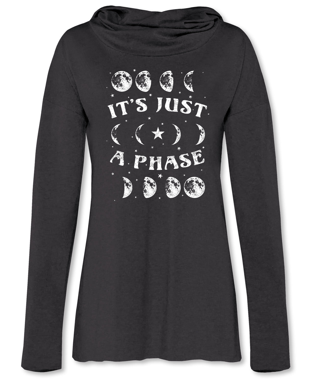 It's Just A Phase Cowl Yoga Hoody