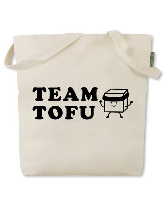 Team Tofu Tote Bag - Tofu Tote Bag | Funny Tote Bags | Soul Flower