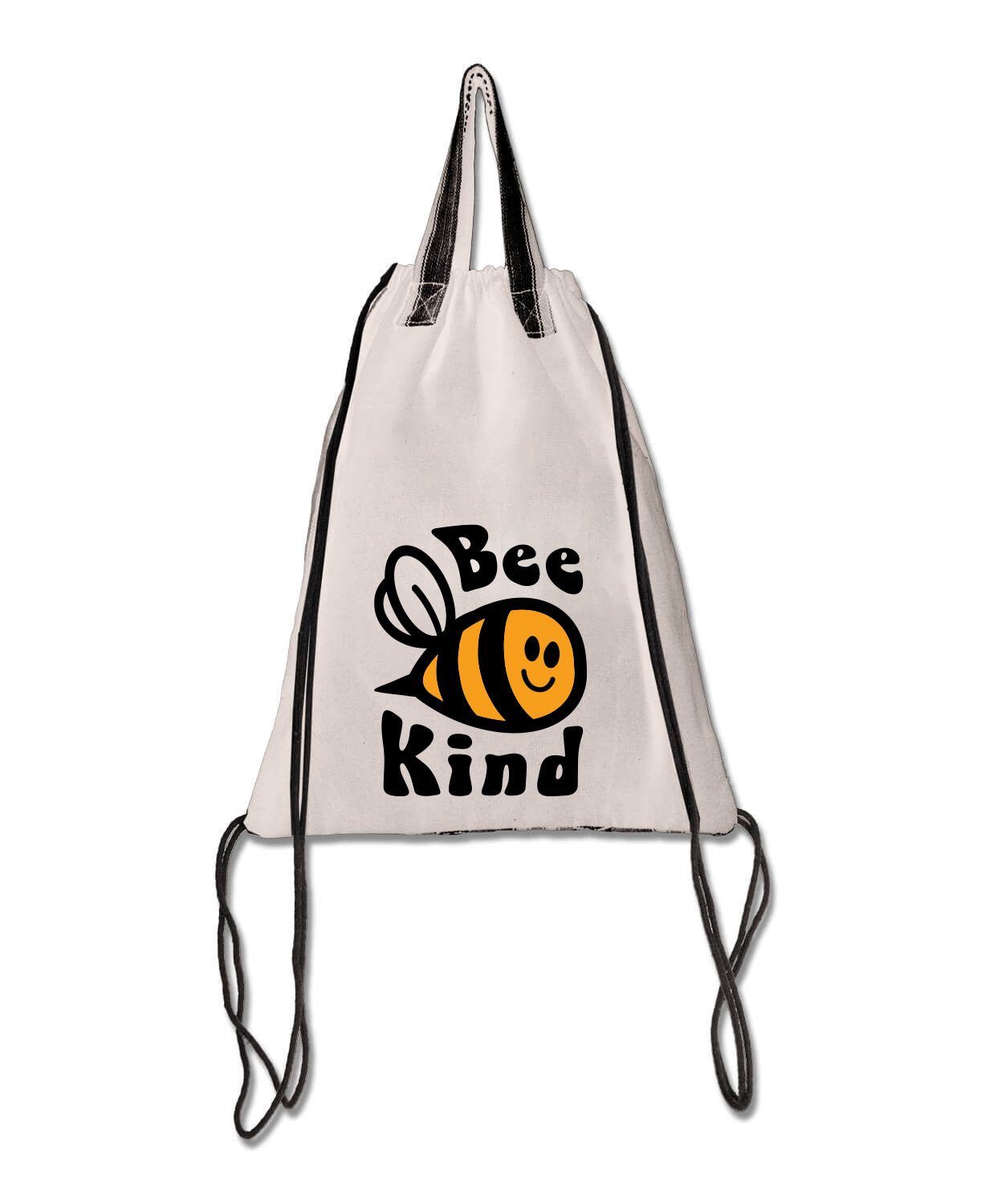 Bee Kind Cinch String Backpack - Bee Bag | Boho Backpacks