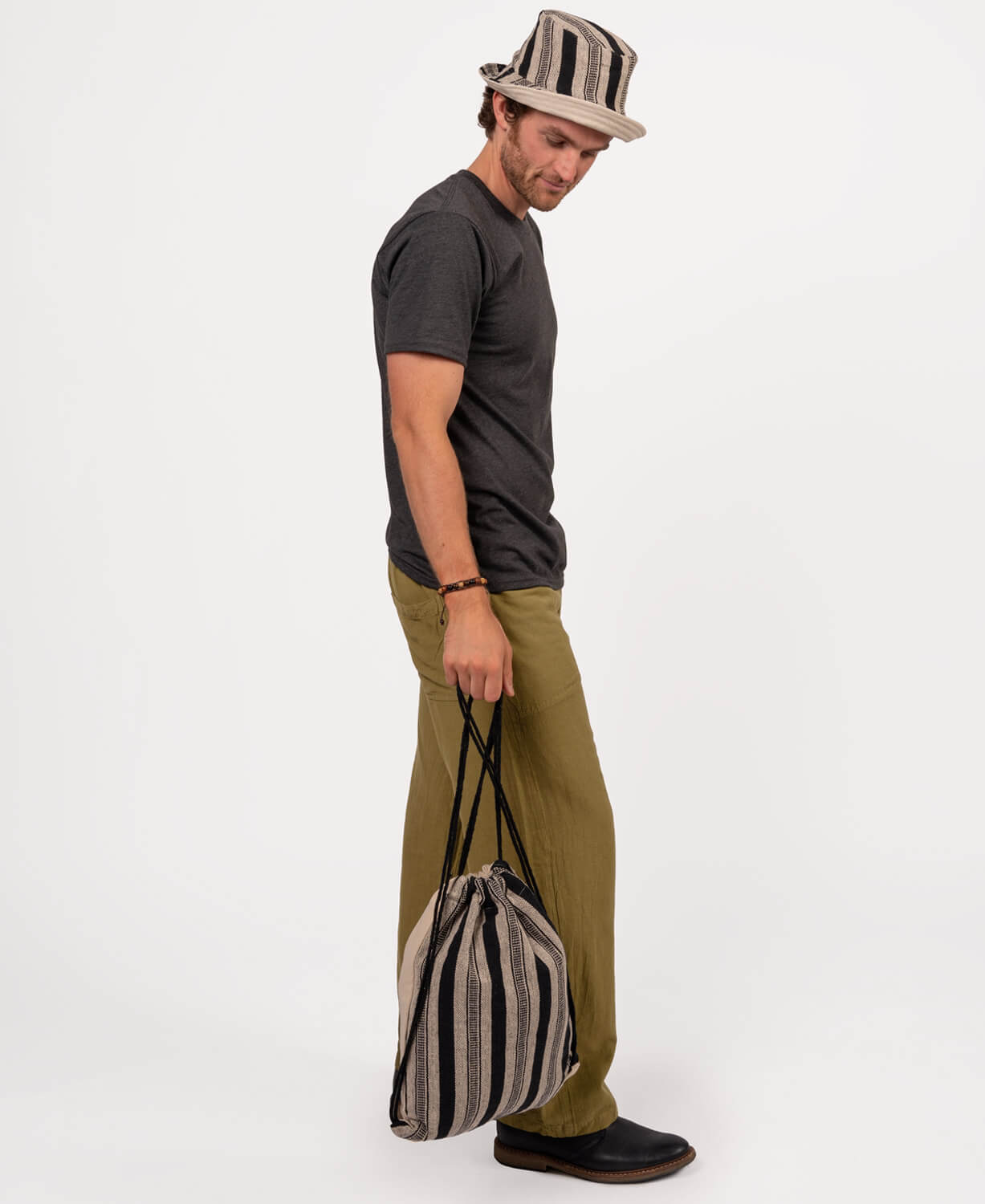 Bee Kind Cinch String Backpack