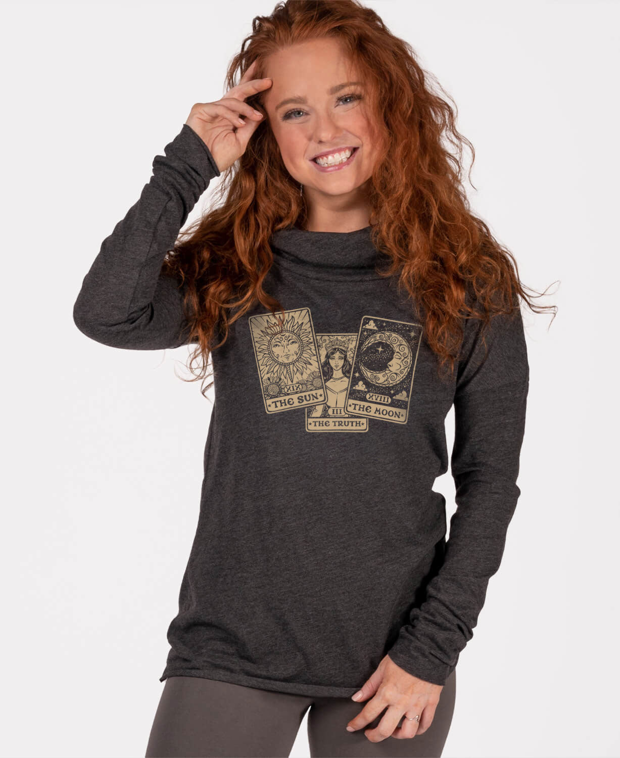 Tarot Cowl Yoga Hoody Women