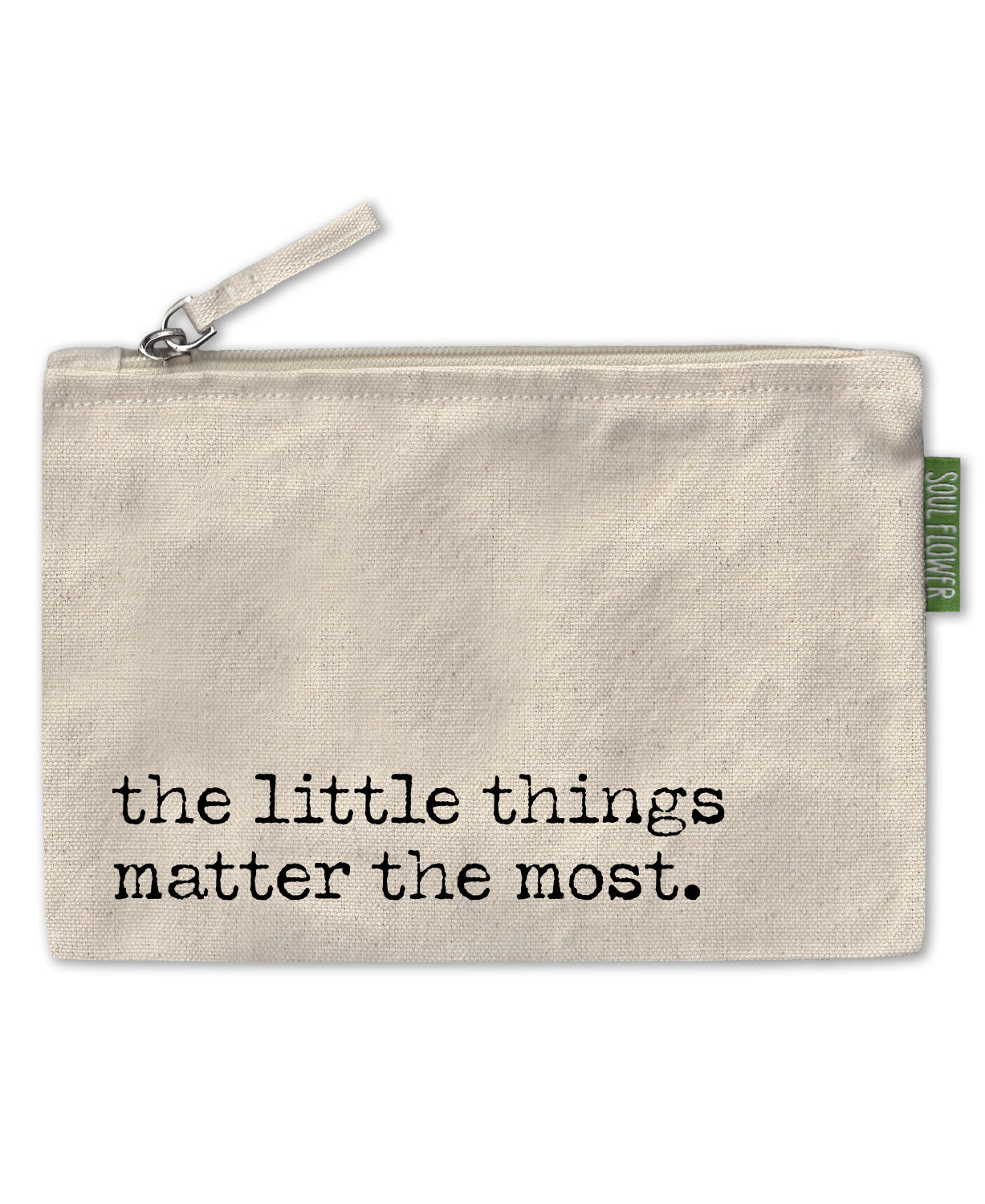 The Little Things Large Zipper Pouch