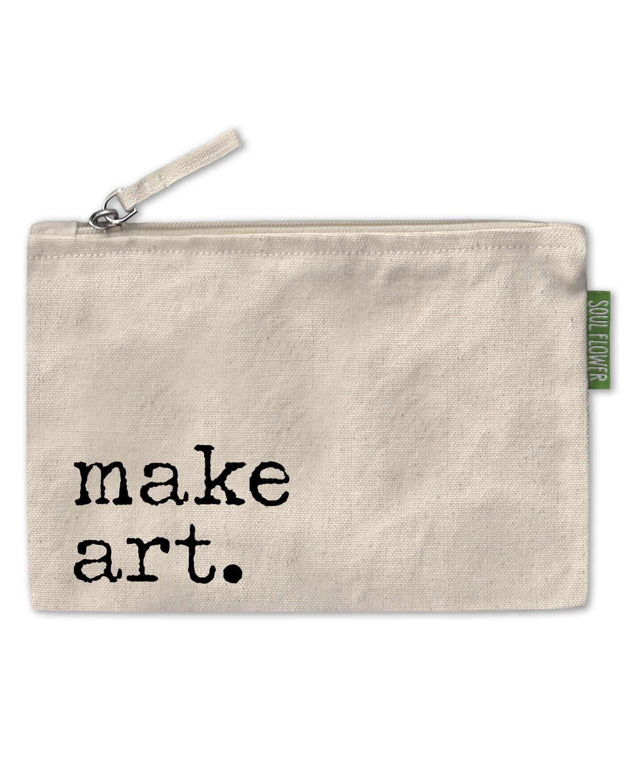 Make Art Large Zipper Pouch