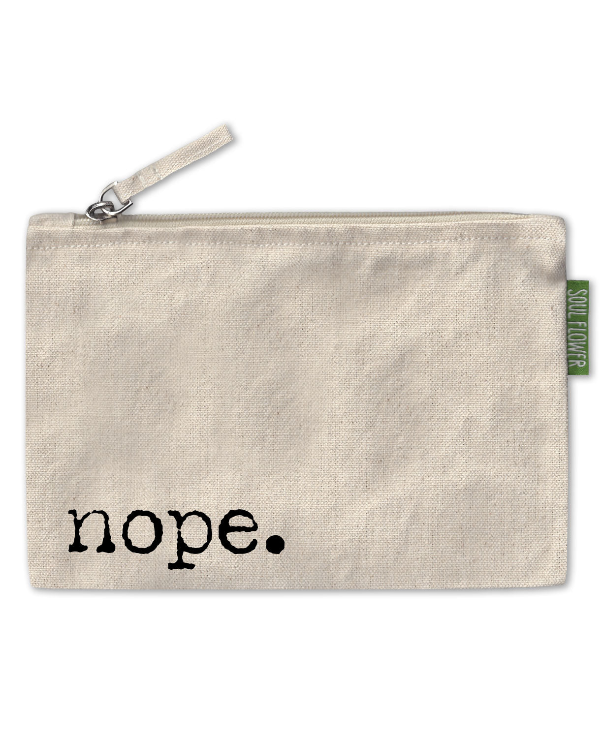 Nope Large Zipper Pouch