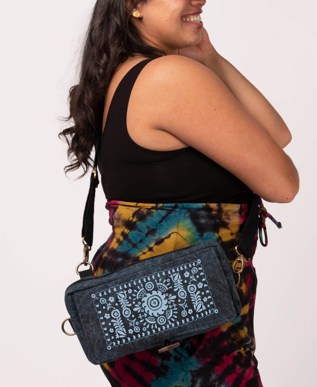 NEW! Folk Art Sling Bag