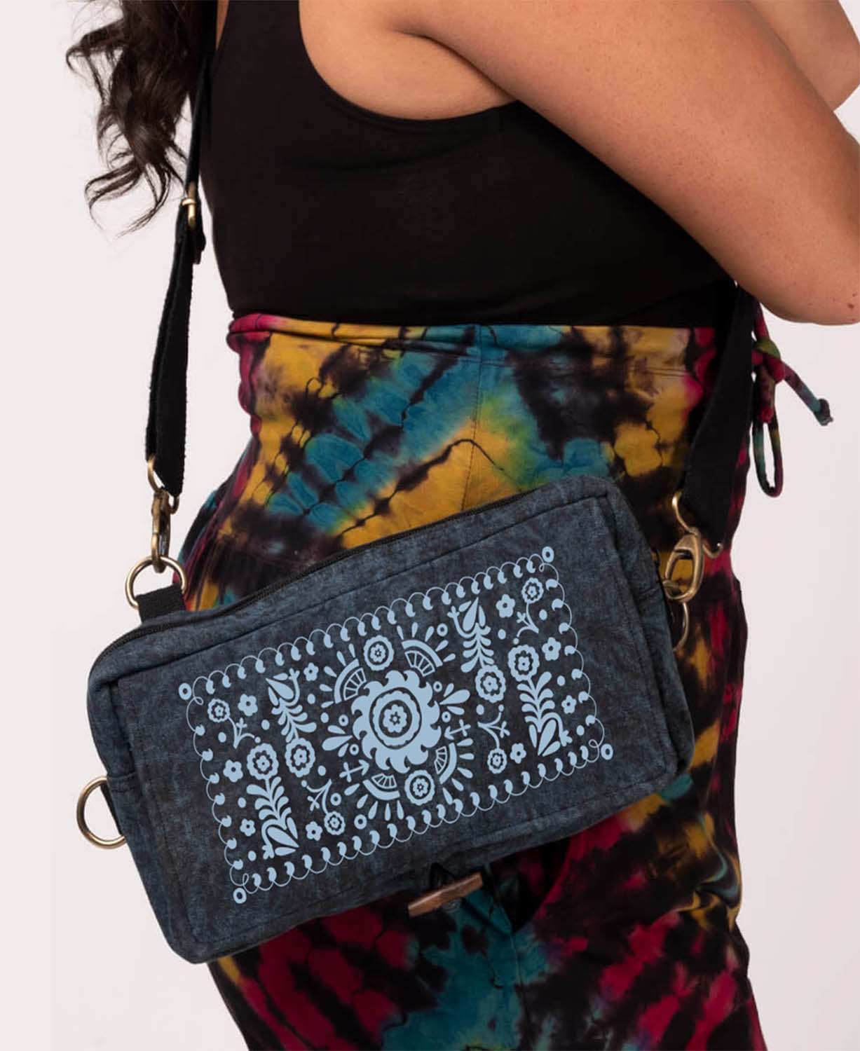 NEW! Folk Art Sling Bag